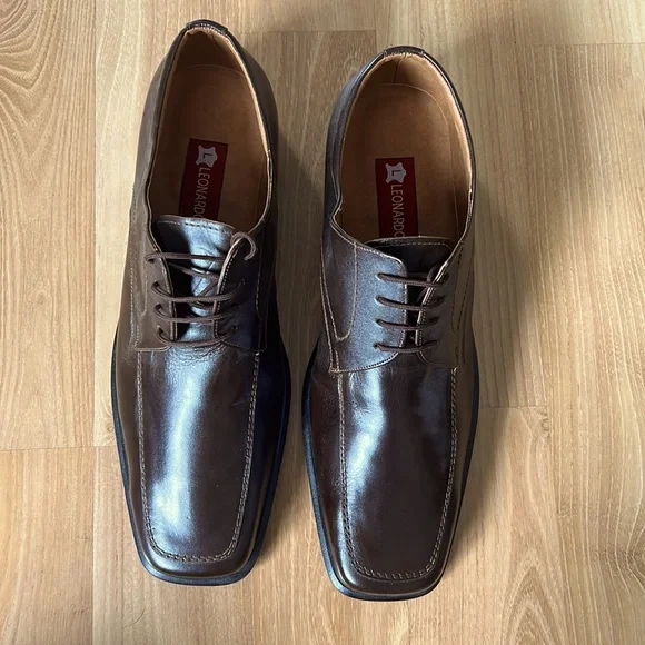LEONARDO | Shoes | Vintage Leonardo Brown Leather Shoes 